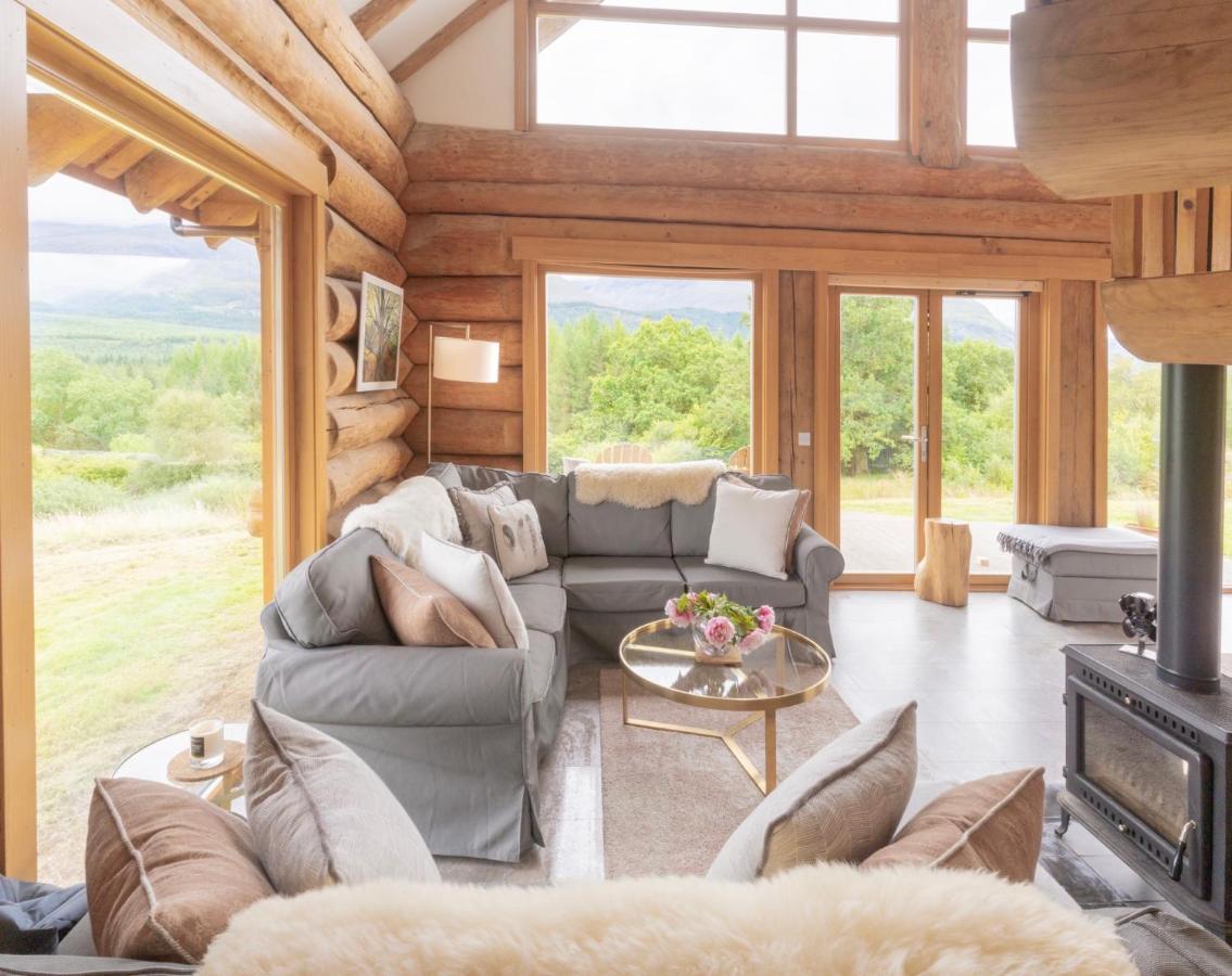 Wild Nurture Eco Luxury Offgrid Log Cabin Fort William Eksteriør bilde