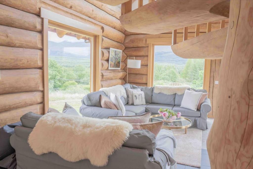 Wild Nurture Eco Luxury Offgrid Log Cabin Fort William Eksteriør bilde