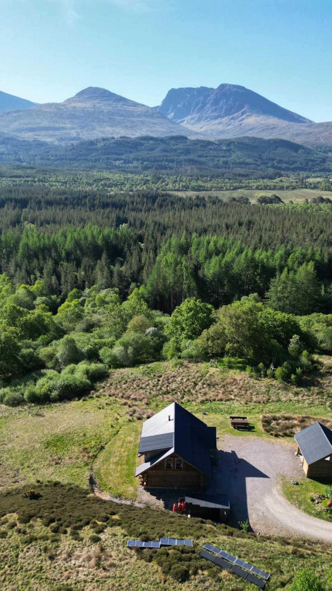 Wild Nurture Eco Luxury Offgrid Log Cabin Fort William Eksteriør bilde